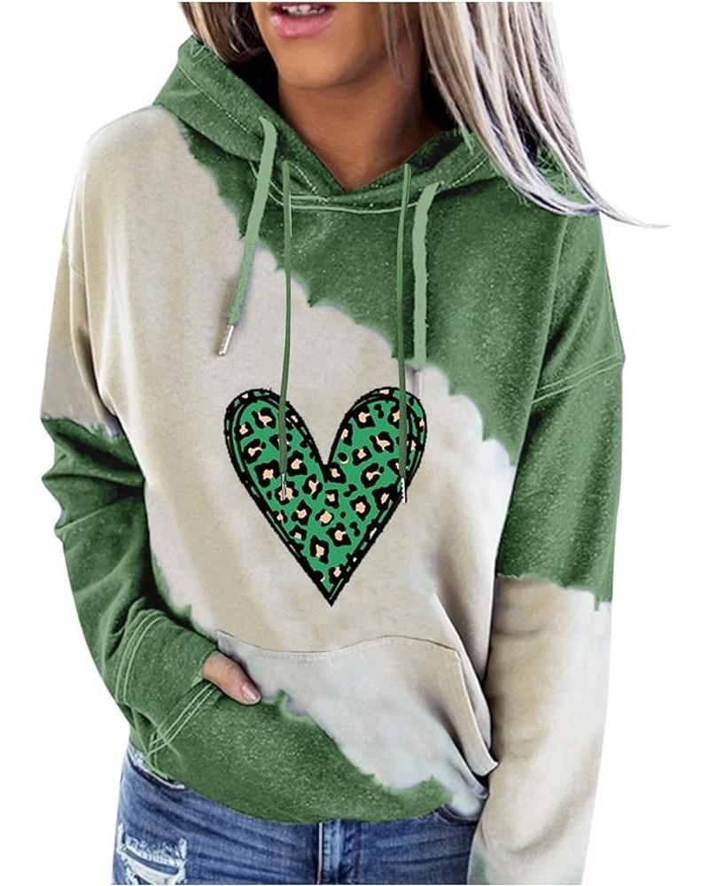 Women Moody Cow Hoodie Sweatshirts, Women's Cute Color Block Thin Hoodies Long Sleeve Pullover Tops Shirts 3-green $5.80 Acti...