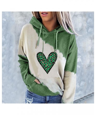 Women Moody Cow Hoodie Sweatshirts, Women's Cute Color Block Thin Hoodies Long Sleeve Pullover Tops Shirts 3-green $5.80 Acti...