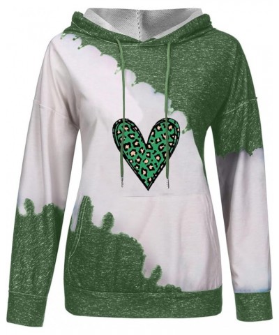 Women Moody Cow Hoodie Sweatshirts, Women's Cute Color Block Thin Hoodies Long Sleeve Pullover Tops Shirts 3-green $5.80 Acti...