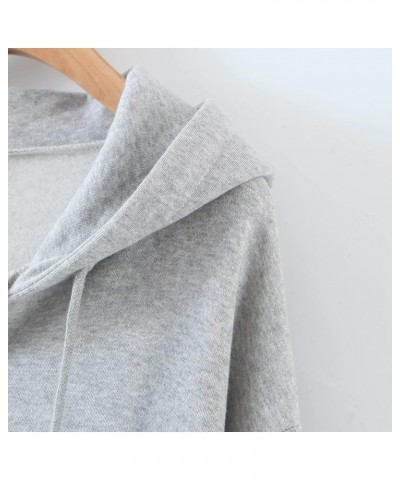 Zip up Hoodie Solid Tops Hooded Casual Pocket Sweatshirt Long Zipper Sleeve Womens Lightweight Zip up Hoodie Z5-grey $8.99 Ac...