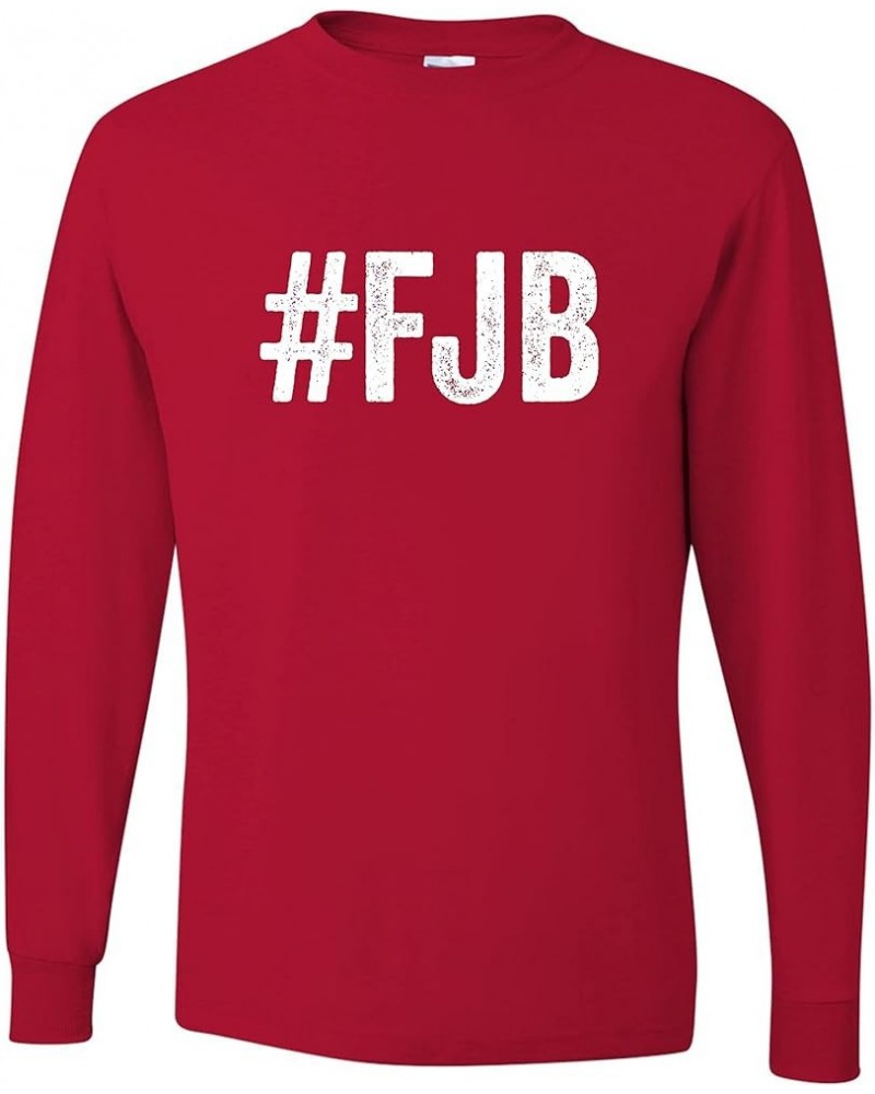 Adult FJB FJB Pro America Long Sleeve T-Shirt True Red $11.70 T-Shirts