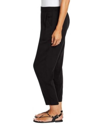 Womens Printed Pull-on Pants,Black,Small $16.75 Pants