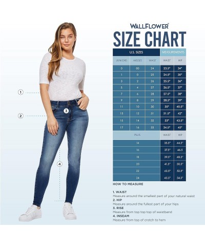 Women's Ultra Skinny Mid-Rise Insta Soft Juniors Jeans (Standard and Plus) Plus Size Black $22.99 Jeans