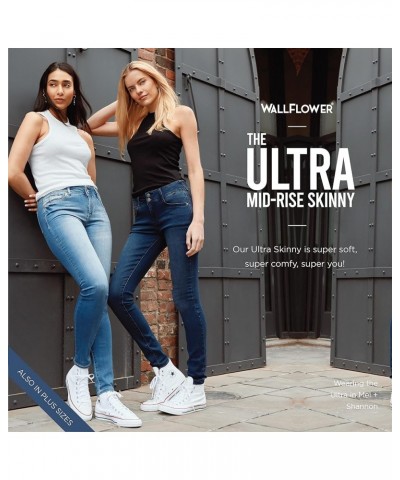 Women's Ultra Skinny Mid-Rise Insta Soft Juniors Jeans (Standard and Plus) Plus Size Black $22.99 Jeans