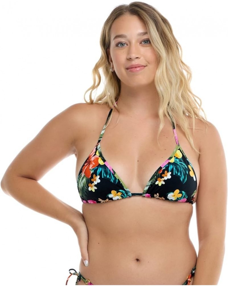 Women's DITA Triangle Slider Bikini Top Swimsuit Tropical Island $18.70 Swimsuits