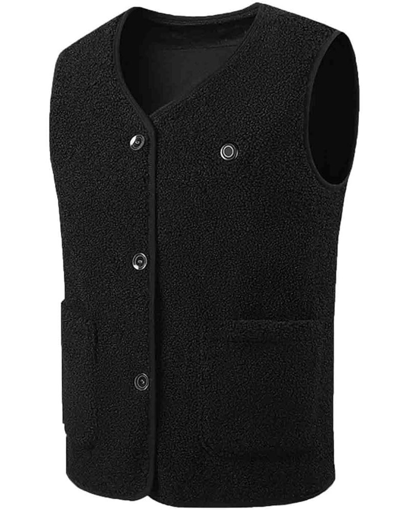 Unisex Heated Vest Lightweight USB Electric Heated Jacket Multiblock Heating Zones Heated Clothing Warm Winter Gear A02-black...