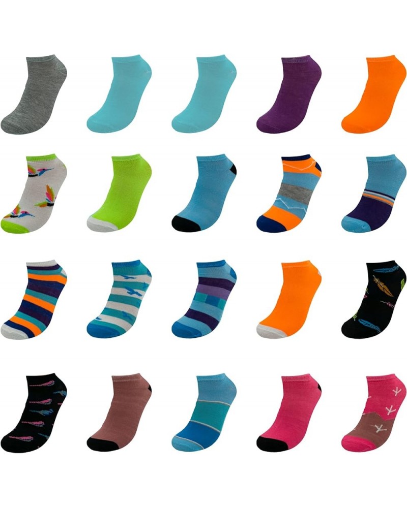 Women Low Cut Ankle Socks (20-Pair) Athletic, Sports, Workout, Running Assortment 8 $9.20 Activewear