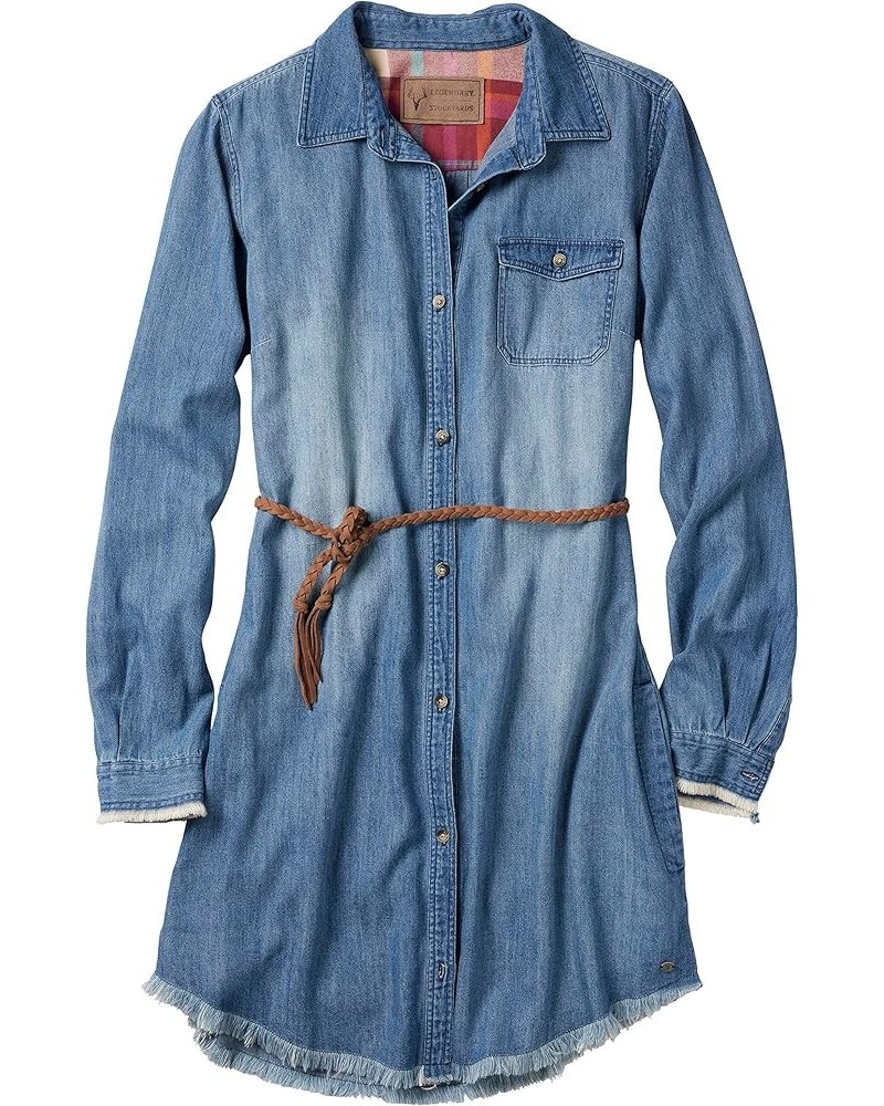 Women's Open Spaces Dress Medium Denim Wash $10.51 Dresses