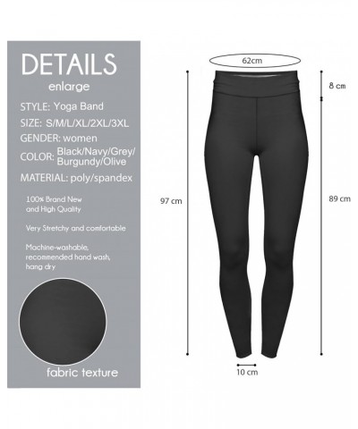 Workout Leggings for Women Women's Workout Yoga Running Pants Pants Plus Size Leggings Lined Thermal Winter Warm Dark Gray-e ...