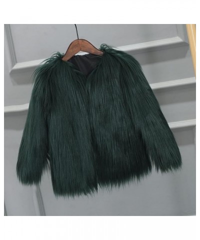 Winter Coats for Women Warm Fleece Wool Sherpa Coats Fashion Casual Puffer Jackets D-dark Green $18.47 Jackets