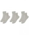 100% Organic Cotton Luxury Women's Socks 3-Pack. Made in Italy. Silver $19.94 Socks