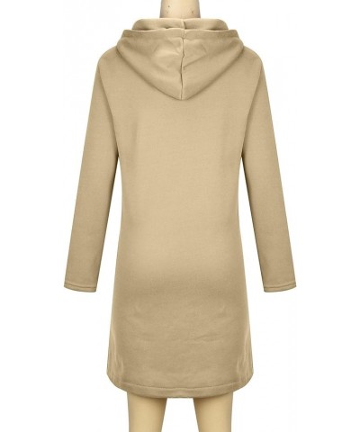 Zip up Sweatshirts for Women Fashion Design Long Hooded Sweatshirt Long Sleeve Casual Pullover with Pocket 020 Beige $10.24 H...