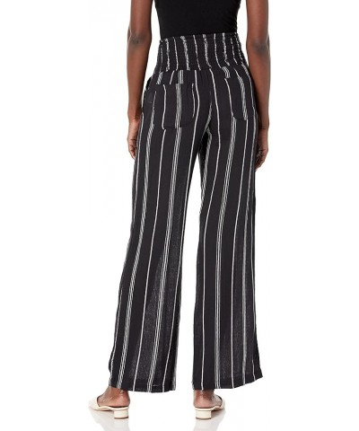 Women's New Waves Stripe Pant Black White $20.31 Pants