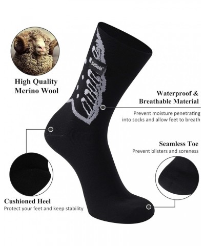 Merino Wool Waterproof Socks, Men Women Breathable Hiking Cycling Wading Socks White $15.30 Others