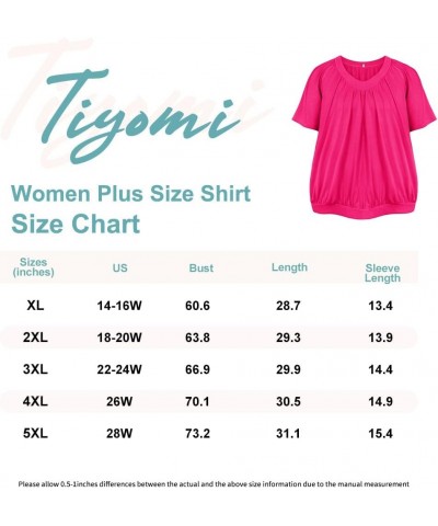 Plus Size Tunic for Women Long Sleeves Tops Flowy Hem Casual Floral Print Fall Winter Loose Fit Shirts XL-5XL 14W-28W 9_ F016...