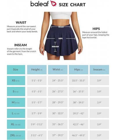 Women's 13'' Tennis Skirt High Waisted Flowy Ruffle Skorts Skirts Athletic Shorts Workout Running Zipper Pockets Navy $17.67 ...