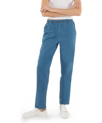 Women's Pull On Denim Jeans – Soft and Lightweight with a Bit of Stretch Chambray $16.17 Others