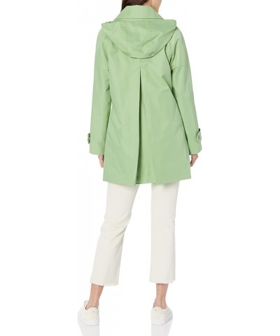 Women's Double Collar Raincoat Wasabi $40.00 Coats