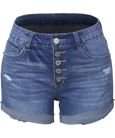 Women Mid Rise Denim Distressed Short… Qt982-2 $13.02 Jeans