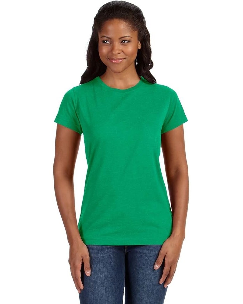 Ladies 60/40 Cotton/Polyester Vintage Heathered Jersey Short Sleeve Tee (3505) Vintage Green $7.96 T-Shirts