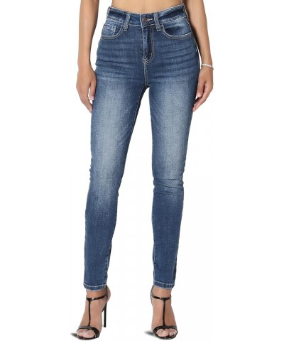 High Rise Skinny Jeans in Vintage Classic Washed Stretch Comfort Denim Dark $24.47 Jeans