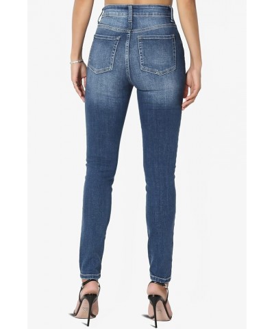 High Rise Skinny Jeans in Vintage Classic Washed Stretch Comfort Denim Dark $24.47 Jeans