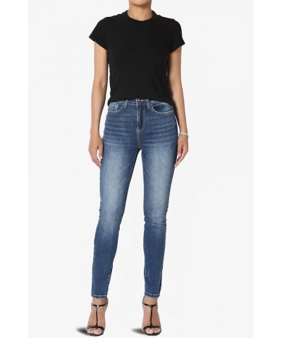 High Rise Skinny Jeans in Vintage Classic Washed Stretch Comfort Denim Dark $24.47 Jeans