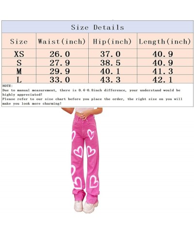 Patchwork Jeans for Women High Waisted Straight Leg Stretch Denim Pants Girls Fashion Color Block Patch Jeans Hhpurple $16.00...