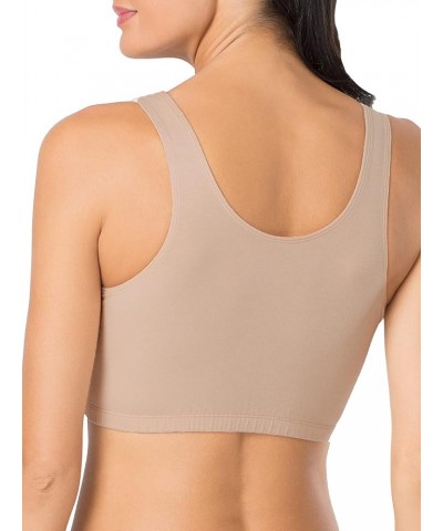 Women's Built Up Tank Style Sports Bra White/Sand/Charcoal Heather $8.80 Lingerie