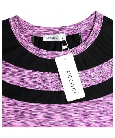 Womens Short Sleeve Workout Tops Casual Wear Running Yoga Exercise Fitness Shirts Activewear Long Sleeve Pink $17.66 Activewear