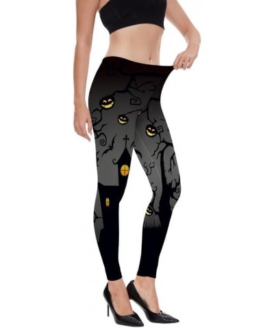 Women's St. Patrick Day Funny Graphic Printed Stretchy Legging Dark Pumpkin $8.84 Leggings