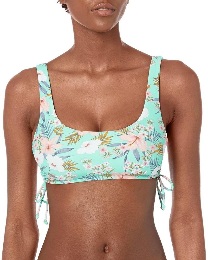 Women's Standard Maxim Crop Bikini Top Swimsuit Pura Vida Floral $9.82 Swimsuits