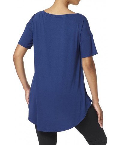 Women's Ultimate Short Sleeve Legging Tee Prussian Blue $9.43 Tops