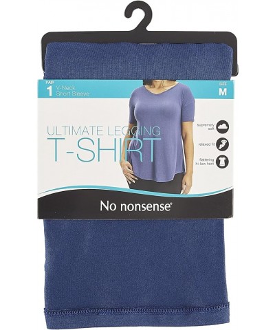 Women's Ultimate Short Sleeve Legging Tee Prussian Blue $9.43 Tops