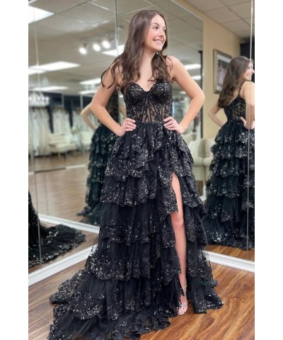 Sweetheart Prom Dress Long with Slit Off Shoulder Lace Applique Evening Dress for Teens NO114 Ocean Blue $36.55 Dresses