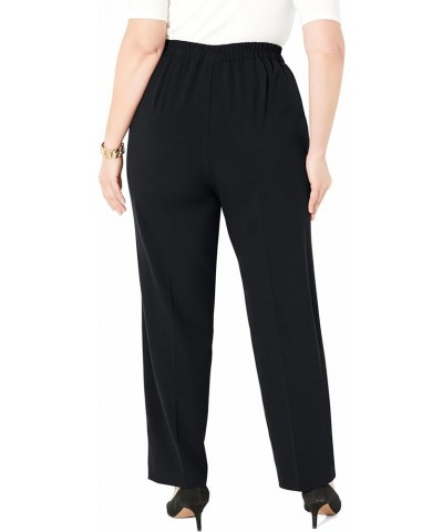 Women's Plus Size Petite Refined Pull-On Curvy Pant Midnight $18.77 Pants