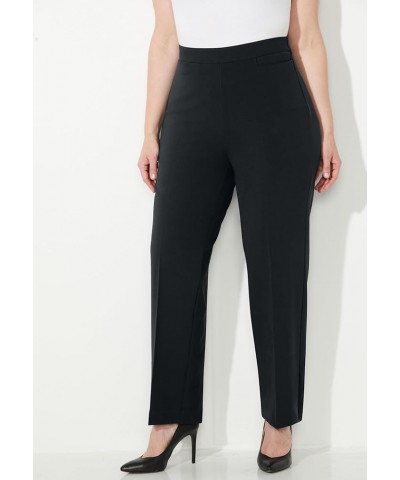 Women's Plus Size Petite Refined Pull-On Curvy Pant Midnight $18.77 Pants