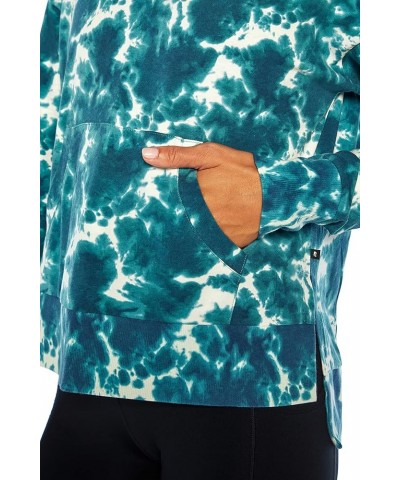 Women's Ella Tie Dye Pullover Hoodie Blue Spruce Ripple Tie Dye $13.49 Hoodies & Sweatshirts