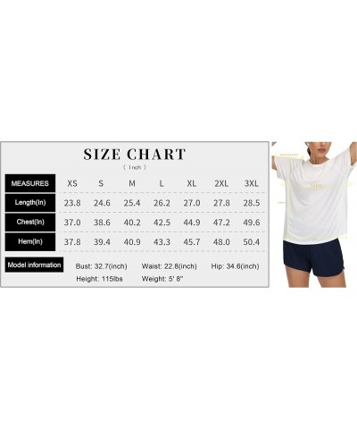 Women's Short Sleeve Crop Top Yoga T-Shirt for and Running Basic Tees Tshirts Shirts for Active Workout Dark Blue $12.71 Acti...