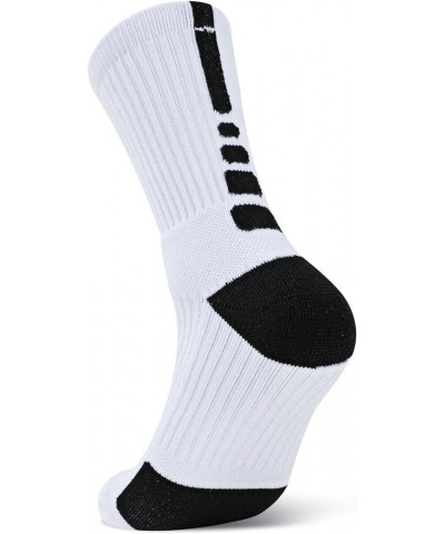 Elite Basketball Socks, Cushioned Athletic Sports Crew Socks for Youth Adult 5 Pairs 902 $11.69 Socks