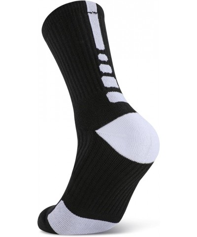 Elite Basketball Socks, Cushioned Athletic Sports Crew Socks for Youth Adult 5 Pairs 902 $11.69 Socks