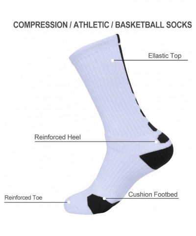 Elite Basketball Socks, Cushioned Athletic Sports Crew Socks for Youth Adult 5 Pairs 902 $11.69 Socks