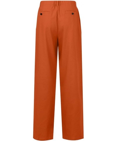 Cargo Pants Women High Waist Women's Pants Sweatpants Pants for Casual Pants for Trendy Dress Pants Sizes S to 2XL 01-orange ...