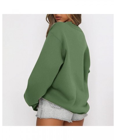 Remember Your Why Shirts Women Oversized Crewneck Pullover Casual Long Sleeve Tops Teen Gilrs Fashion Clothes 1-army Green $1...