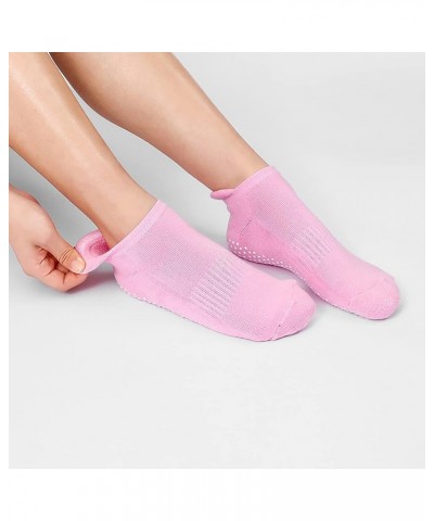 Grip Socks for Women Pilates Yoga, Non Slip Hospital Socks with Grippers for Women,Grippy Sticky Socks with Cushion for Barre...