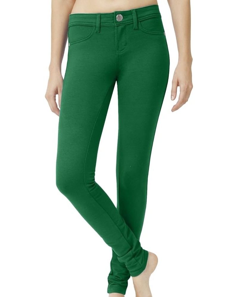 Women’s Skinny Pants - Soft Everyday Solid Color Basic Slim Tight Fit Stretch Legging Jeggings Jeans (S-3XL) Green $13.99 Leg...