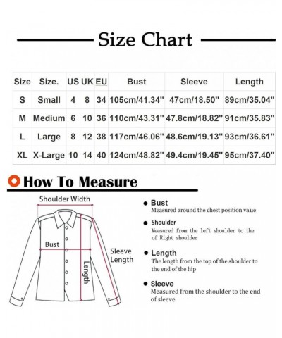 Women's Fuzzy Fleece Lapel Coats Winter Open Front Long Cardigan Faux Fur Warm Teddy Coat Solid Plush Jacket Outerwear B01_ar...