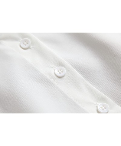 White Fake Collar Dickey False Collar Detachable Lapel Shirt Fake False Collar for Women Girls C-white $9.34 Blouses