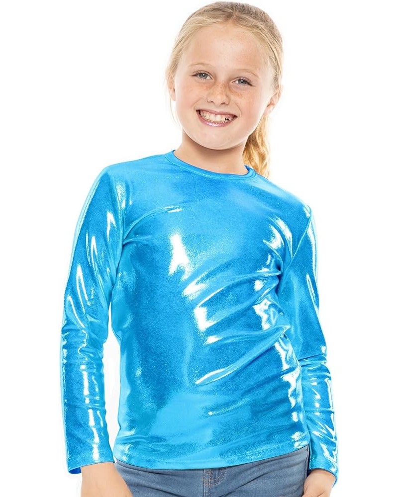 Girls, Women's and Plus Oh So Soft Long Sleeve Crew Neck Top Youth Mystique Ocean $12.37 T-Shirts