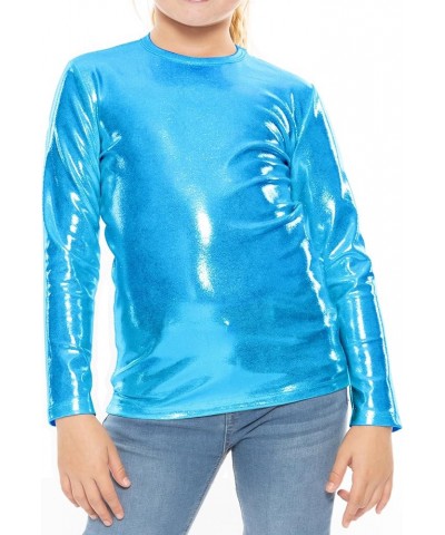 Girls, Women's and Plus Oh So Soft Long Sleeve Crew Neck Top Youth Mystique Ocean $12.37 T-Shirts